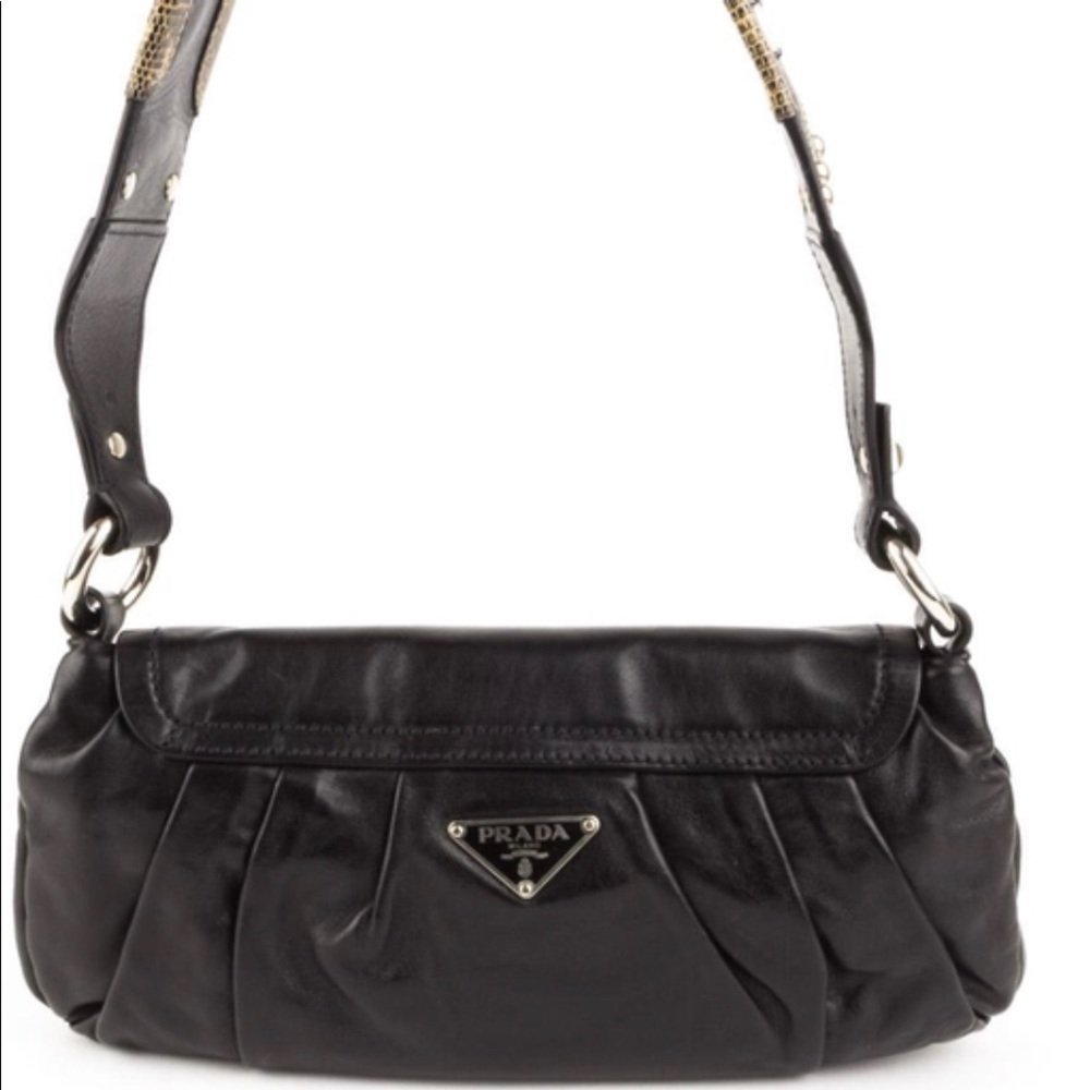 Authentic Extremely Rare Prada Python Shoulder Bag - image 7